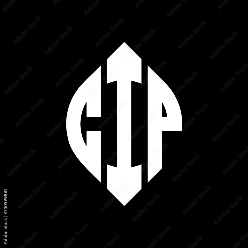 CIP circle letter logo design with circle and ellipse shape. CIP ellipse letters with typographic style. The three initials form a circle logo. CIP Circle Emblem Abstract Monogram Letter Mark Vector. CIP circle letter logo design with circle and ellipse shape. CIP ellipse letters with typographic style. The three initials form a circle logo. CIP Circle Emblem Abstract Monogram Letter Mark Vector.