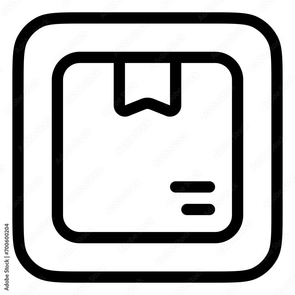 Editable package, parcel, box vector icon. Shipping, delivery, e-commerce, transport, logistics. Part of a big icon set family. Perfect for web and app interfaces, presentations, infographics, etc Editable package, parcel, box vector icon. Shipping, delivery, e-commerce, transport, logistics. Part of a big icon set family. Perfect for web and app interfaces, presentations, infographics, etc