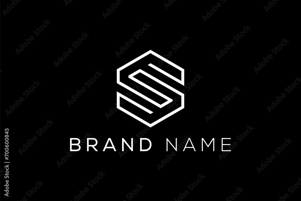 Letter s hexagon premium logo design minimalist vector logo Letter s hexagon premium logo design minimalist vector logo