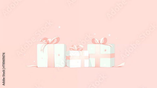 プレゼントボックスの壁紙素材