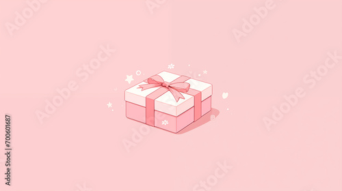 プレゼントボックスの壁紙素材
