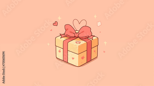 プレゼントボックスの壁紙素材