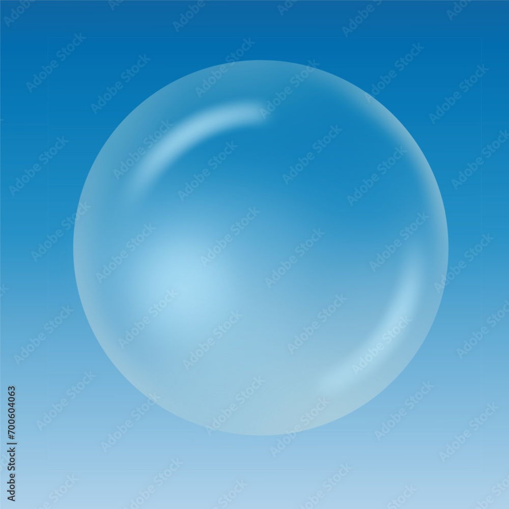 Obraz premium Transparent soap bubbles pink background