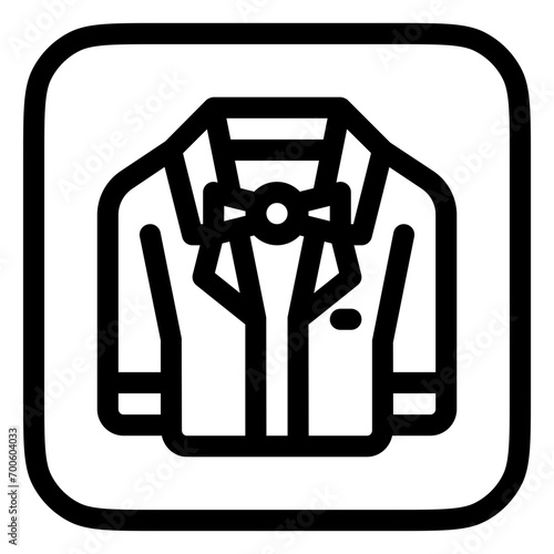 Editable wedding suit vector icon. Wedding, valentine, love, celebration. Part of a big icon set family. Perfect for web and app interfaces, presentations, infographics, etc