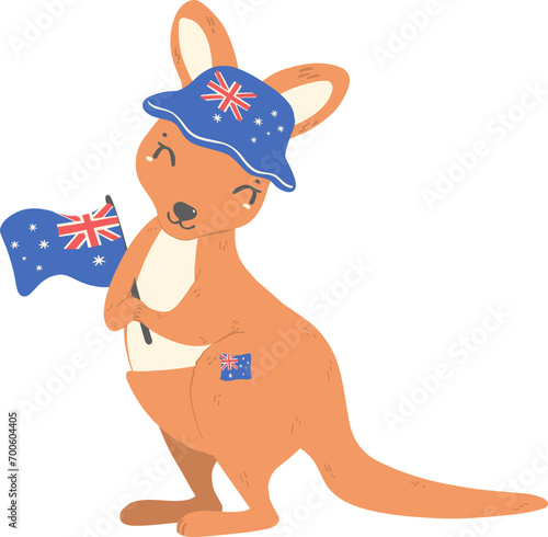Australia day kangaroo