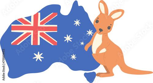 Australia day kangaroo
