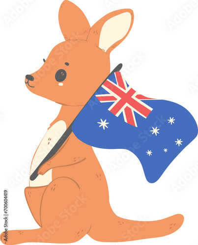 Australia day kangaroo