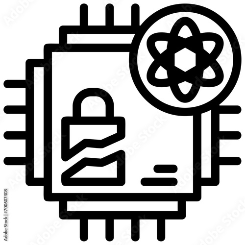 Quantum Cryptography Icon