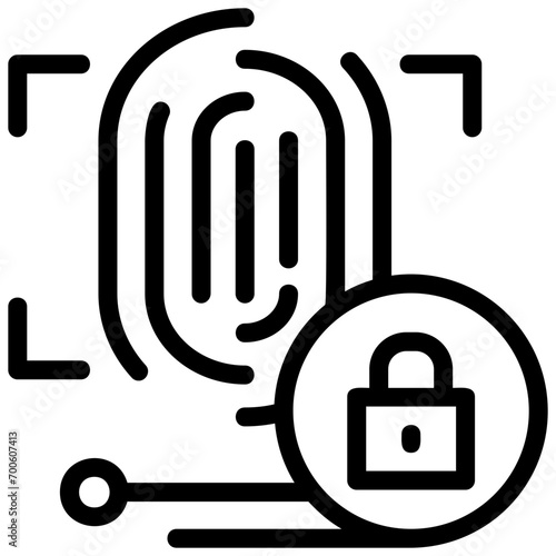 Biometric Authentication Icon