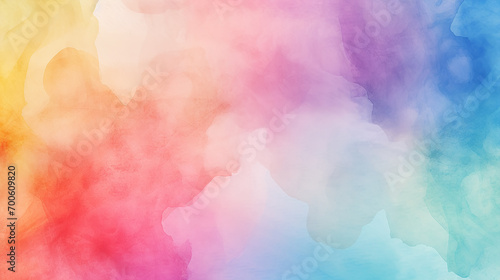 Colorful background of watercolor. A Spectrum of multi colored background aligned  © 92ashrafsoomro