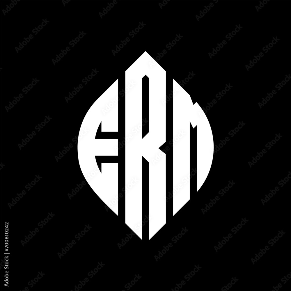 ERM circle letter logo design with circle and ellipse shape. ERM ellipse letters with typographic style. The three initials form a circle logo. ERM Circle Emblem Abstract Monogram Letter Mark Vector. ERM circle letter logo design with circle and ellipse shape. ERM ellipse letters with typographic style. The three initials form a circle logo. ERM Circle Emblem Abstract Monogram Letter Mark Vector.