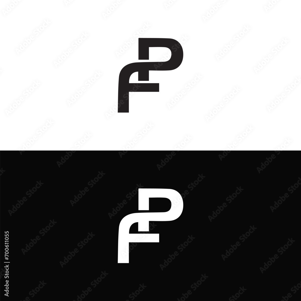 PF logo. P F design. White PF letter. PF, P F letter logo design. Initial letter PF  linked circle uppercase monogram logo. P F letter logo vector design. top logo, Most Recent, Featured, 