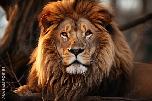 Animal African Lion realistic photography