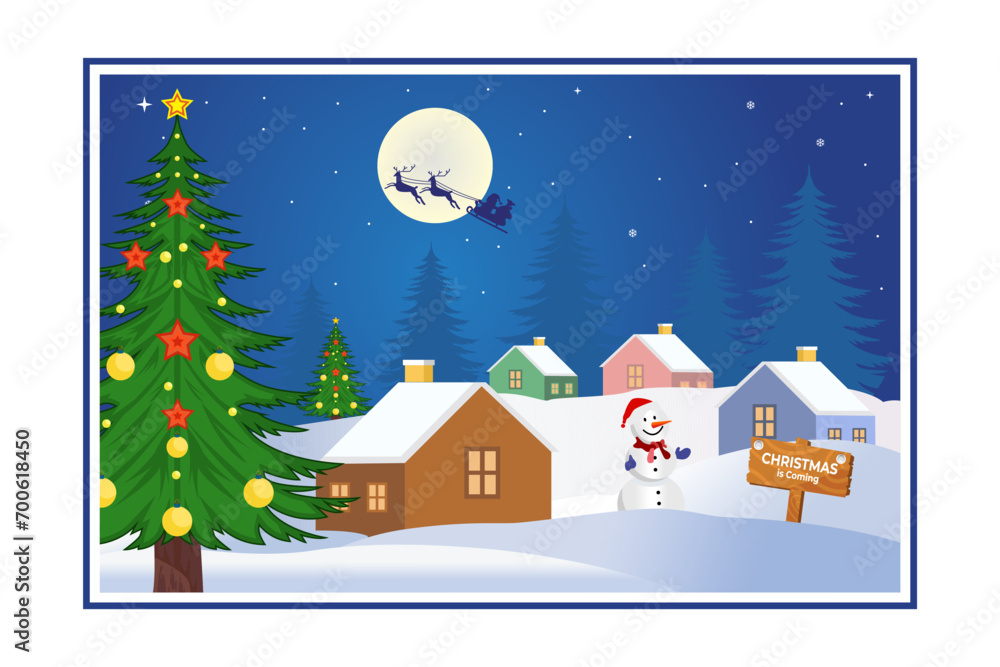 Vector illustration of a winter begron, with typical Christmas decorations
great for begron and Christmas greeting cards
