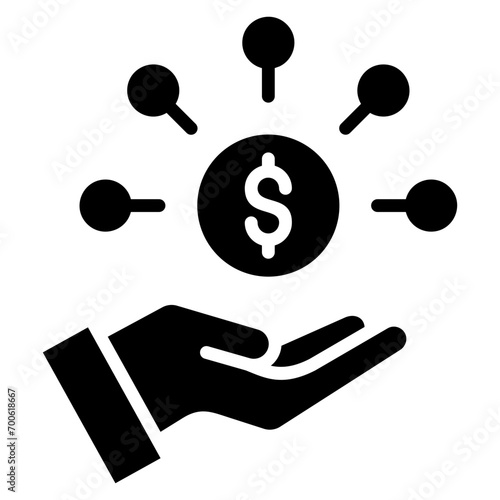 Revenue Stream Icon Element For Design