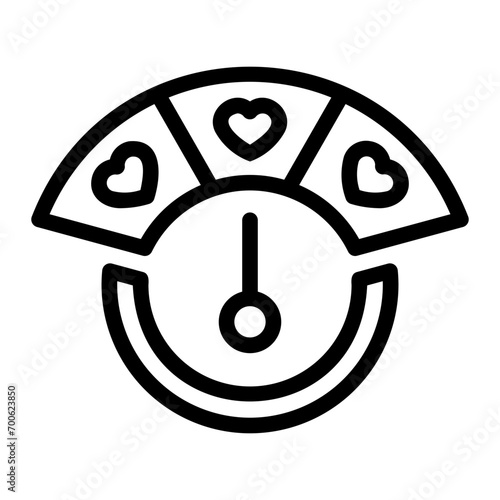 meter line icon