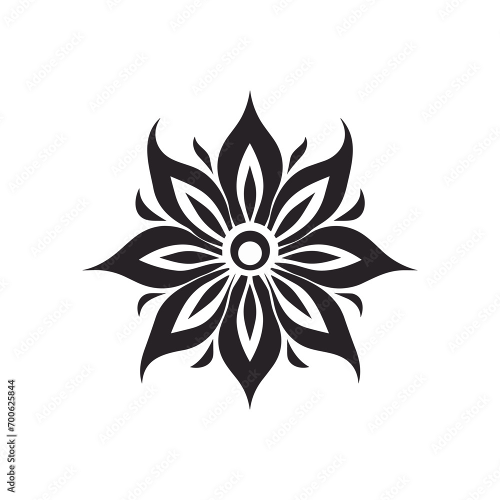 Beautiful minimalist flower illustration art. Beautiful minimalist flower illustration art.