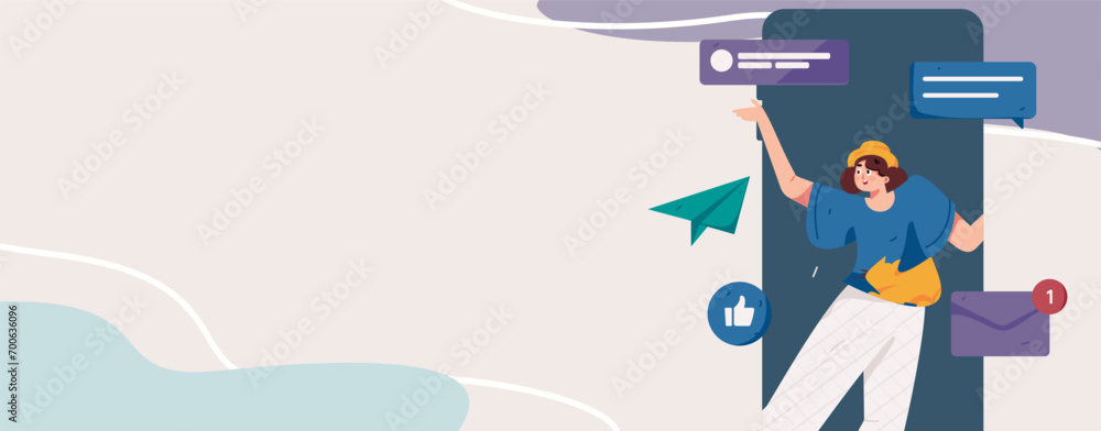 Flat vector illustration of business people operating work scene
Flat vector illustration of business people operating work scene