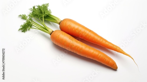 Carrots on White Background. Vegetable, Health, Healthy, Food, Vegetarian
