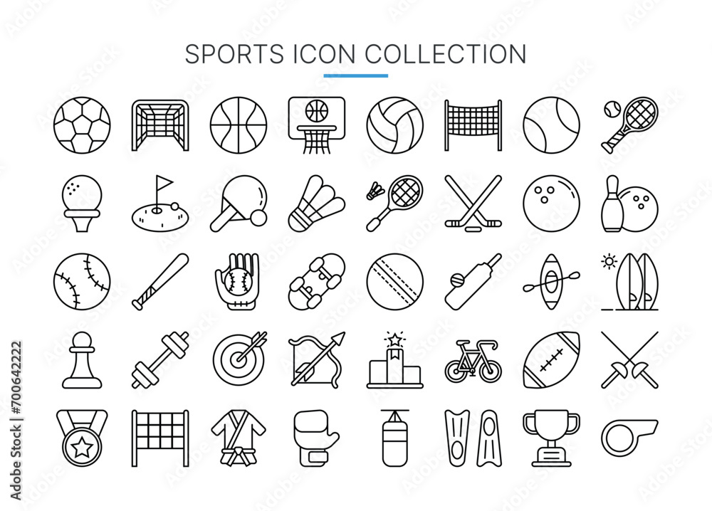 Sport Icon Collection suitable for web amp apps icon presentation and social media Sport Icon Collection suitable for web amp apps icon presentation and social media