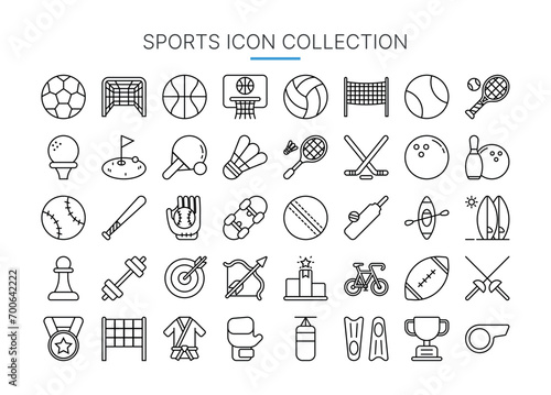 Sport Icon Collection suitable for web amp apps icon presentation and social media