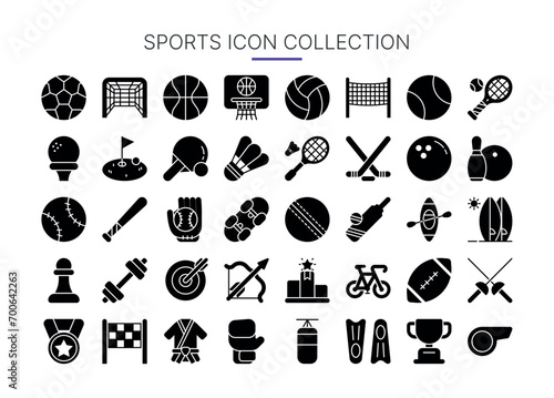 Sport Icon Collection suitable for web amp apps icon presentation and social media
