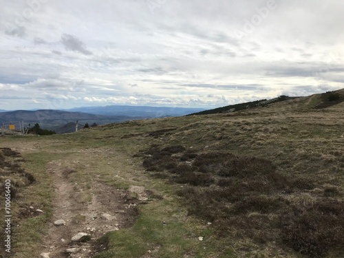 Paysage, Montagne, Mer, Coucher de soleil