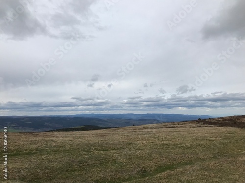 Paysage, Montagne, Mer, Coucher de soleil