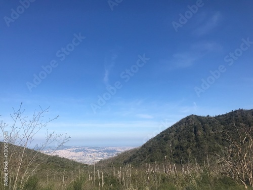 Paysage, Montagne, Mer, Coucher de soleil