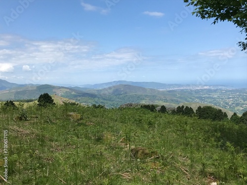 Paysage, Montagne, Mer, Coucher de soleil