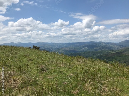 Paysage, Montagne, Mer, Coucher de soleil
