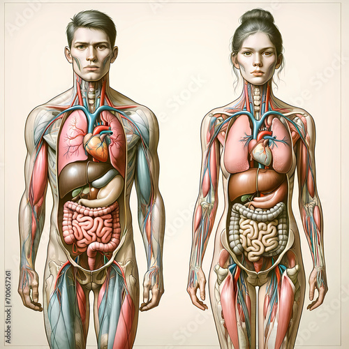 anatomy of a man and woman