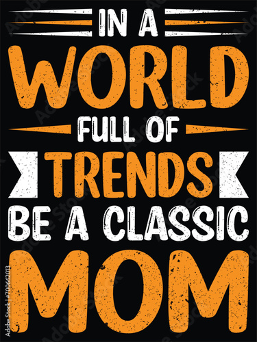 Mother's Day Typography T-shirt Design