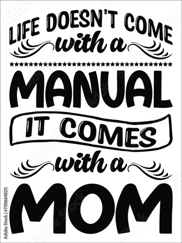 Mother's Day Typography T-shirt Design
