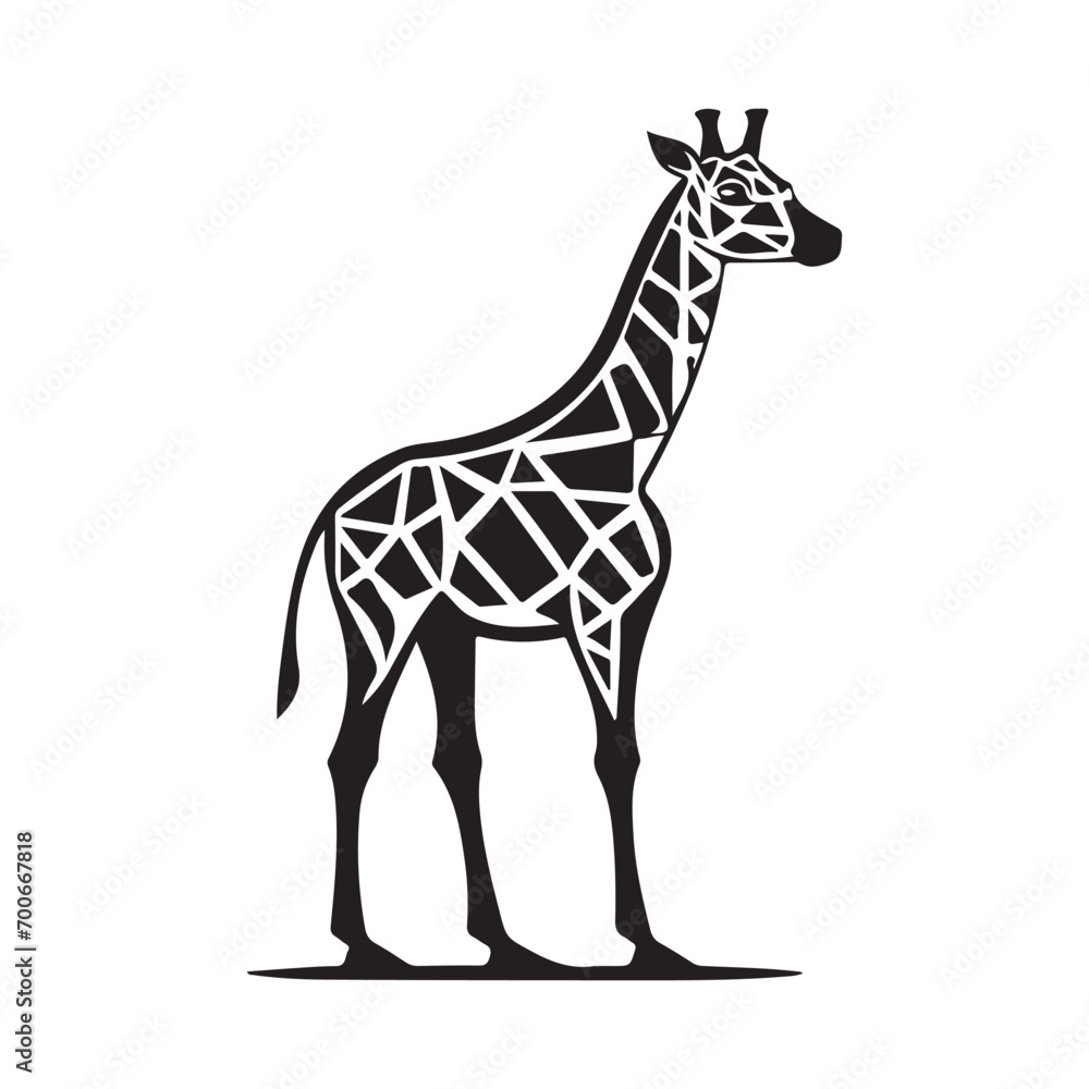 Fototapeta premium Giraffe Icon