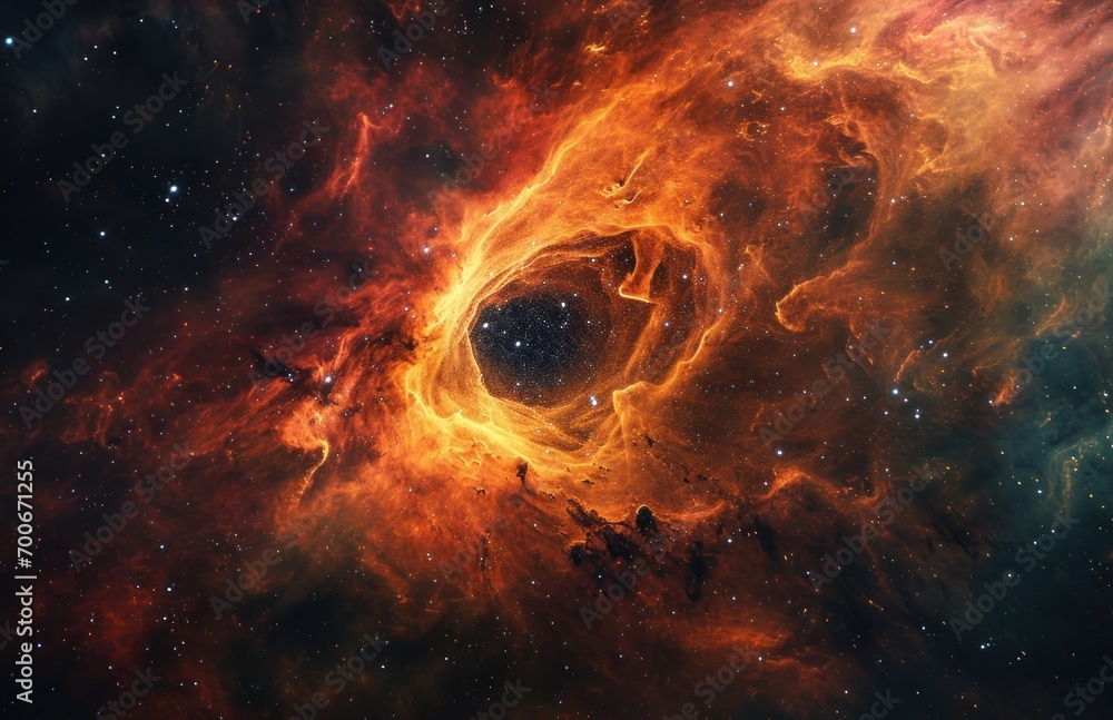 nebula in space with stars, nebula in space with stars,