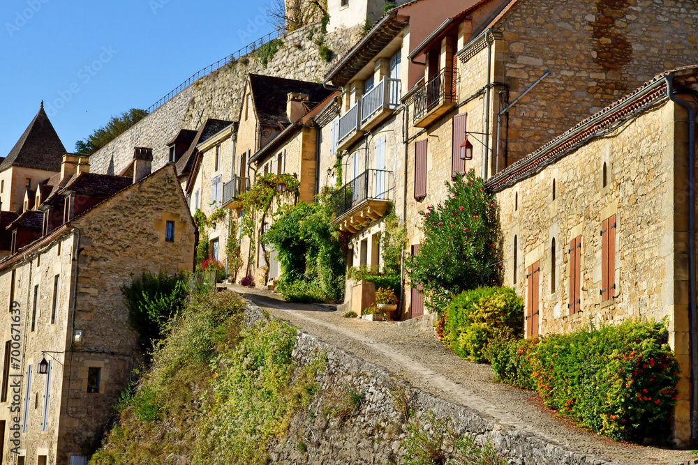 Beynac et Cazenac; France - october 7 2023 : picturesque village