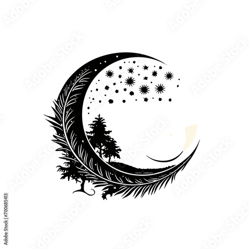 Moon svg, moon png, summer clipart, clipart, moon illustration, palm, tree, beach, tropical, vector, summer, illustration, island, silhouette, sea, sun, nature, travel, ocean, sunset, design, sky, lan