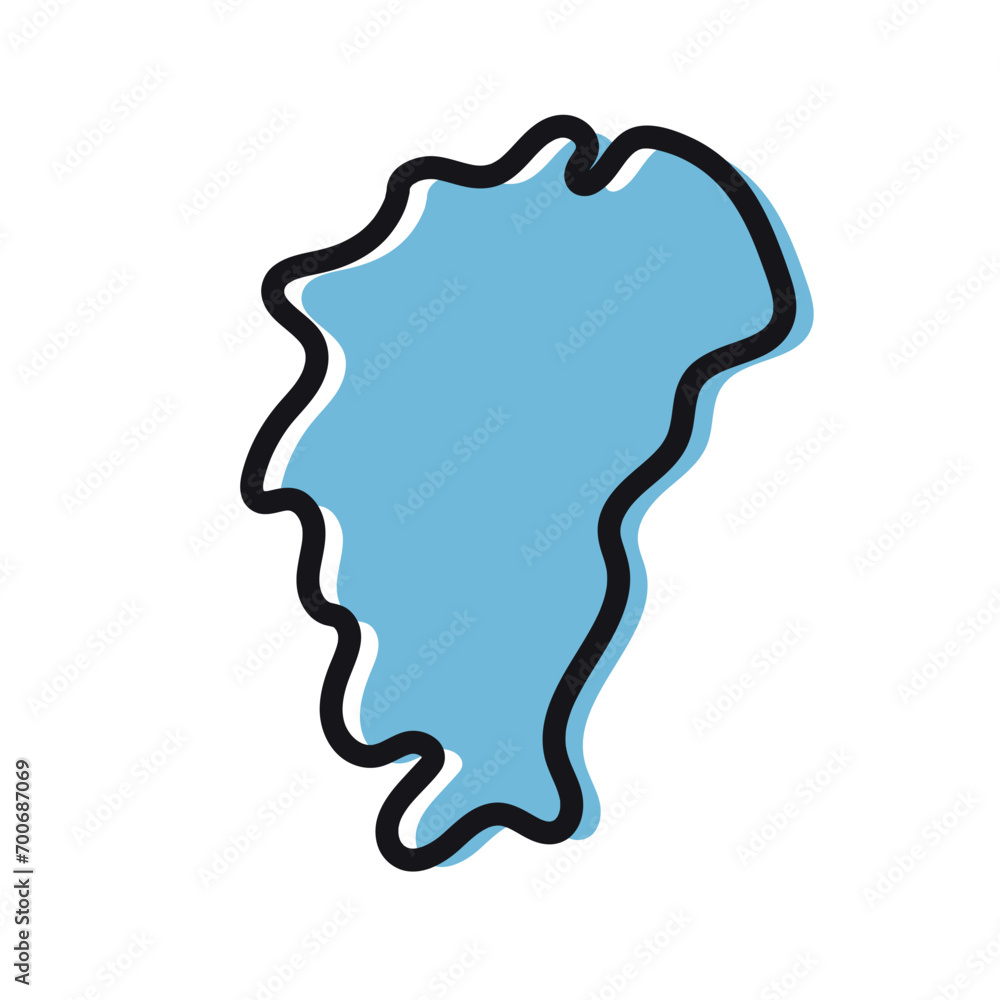 Jiangxi region of China vector map illustration. Jiangxi region of China vector map illustration.