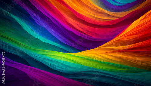 abstract background with multicolored wavy lines, design element