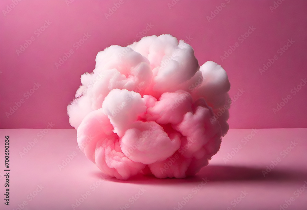 cotton candy on minimal background cotton candy on minimal background
