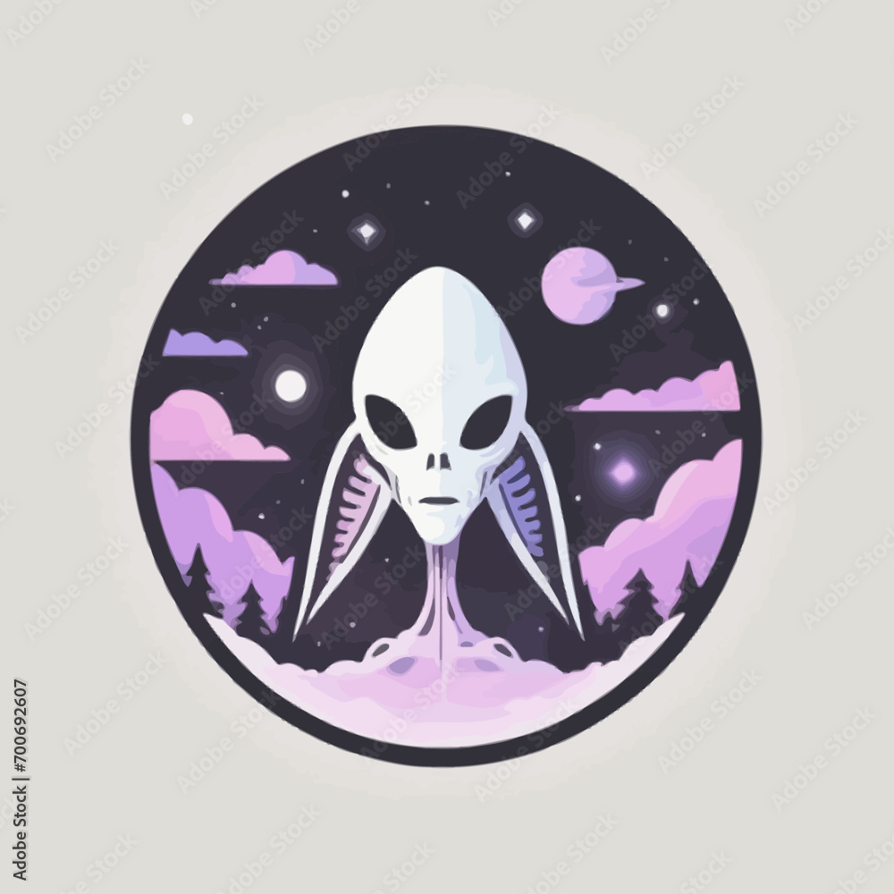 Alien Town Logo Design EPS format Very Cool Alien Town Logo Design EPS format Very Cool
