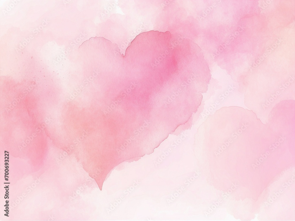 Dreamy pink heart shape abstract background for Valentine's Day or Wedding invitation