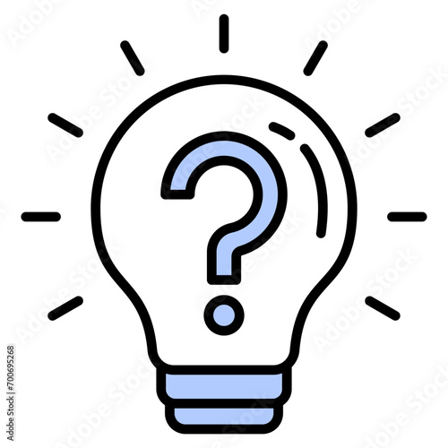 Quiz Lightbulb Icon