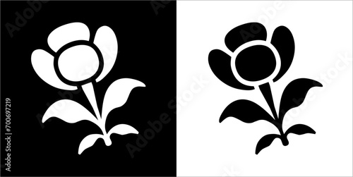  Illustration vector graphics of dahlia flower icon