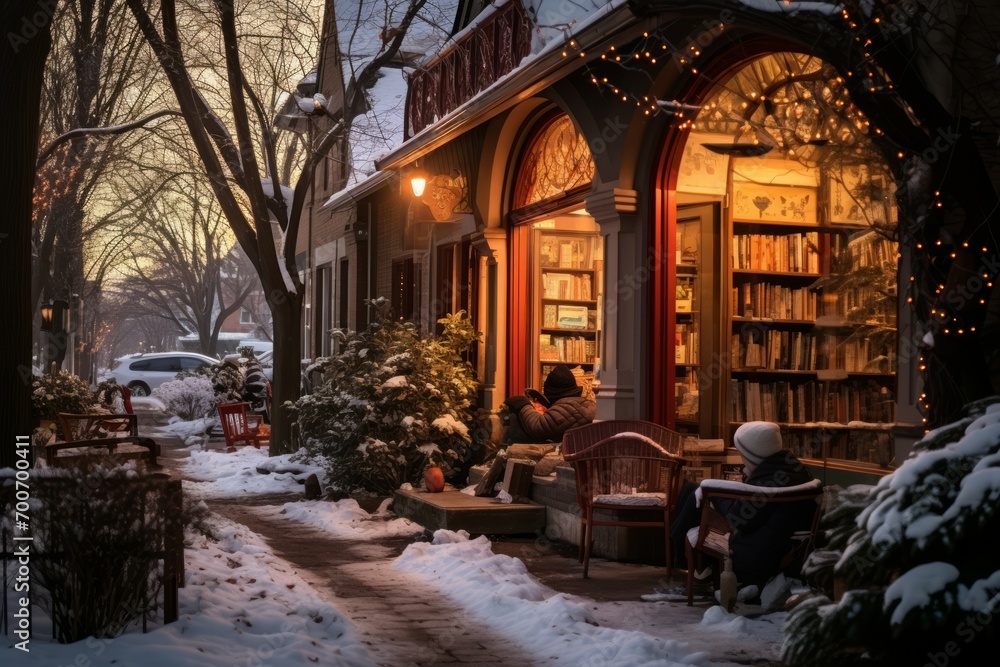 Cozy Winter Reading - Generative AI