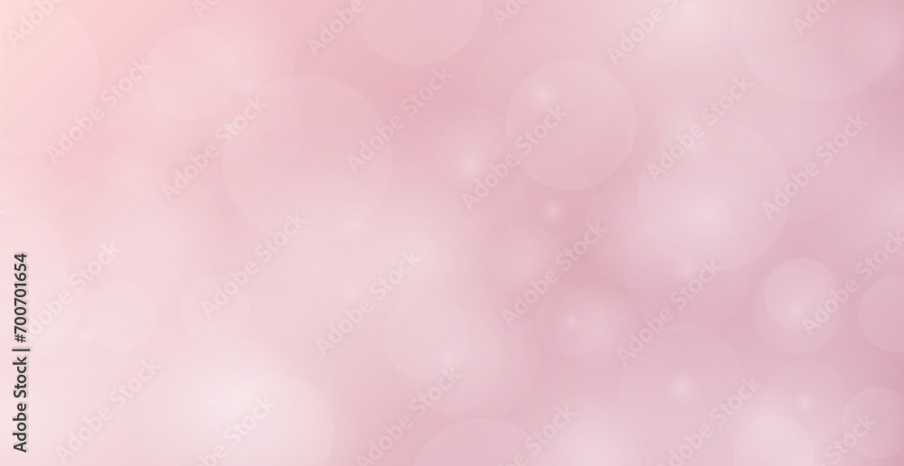 Pink Bokeh Light Pattern Abstract Background. Modern Wallpaper. Valentines Banner. Christmas. Celebration. Liquid. Vector Illustration
