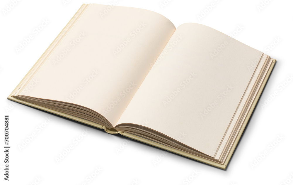 opened blank yellow hardcover book isolated on neutral gray background, mockup template graphic resource opened blank yellow hardcover book isolated on neutral gray background, mockup template graphic resource
