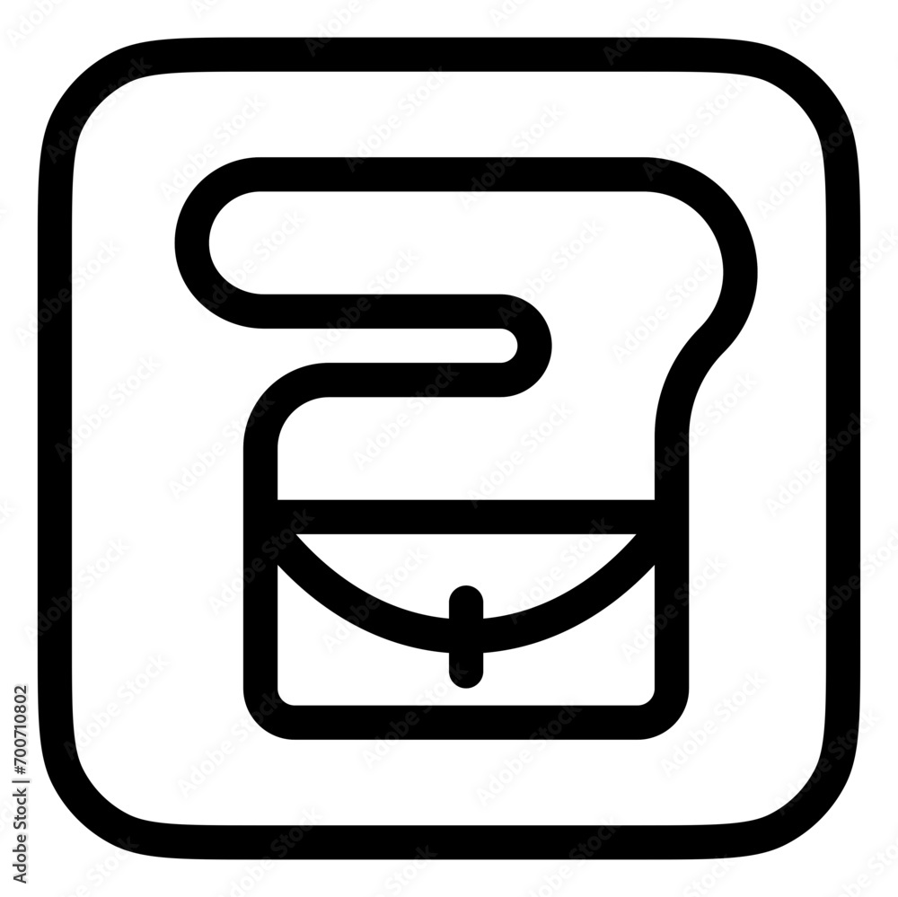 Editable purse vector icon. Clothing, fashion, apparel. Part of a big icon set family. Perfect for web and app interfaces, presentations, infographics, etc Editable purse vector icon. Clothing, fashion, apparel. Part of a big icon set family. Perfect for web and app interfaces, presentations, infographics, etc