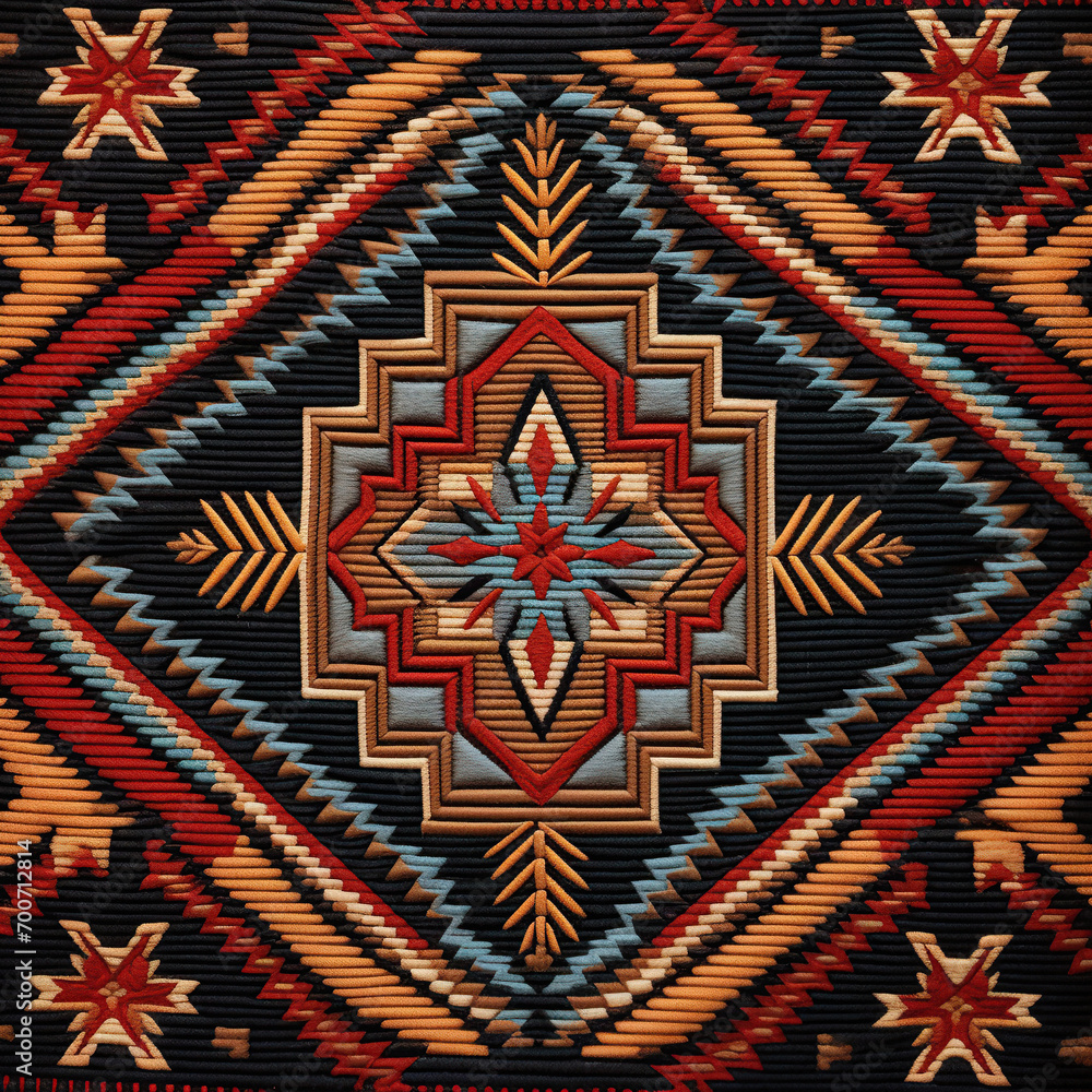 Native American traditional pattern ethnic design embroidery background Native American traditional pattern ethnic design embroidery background